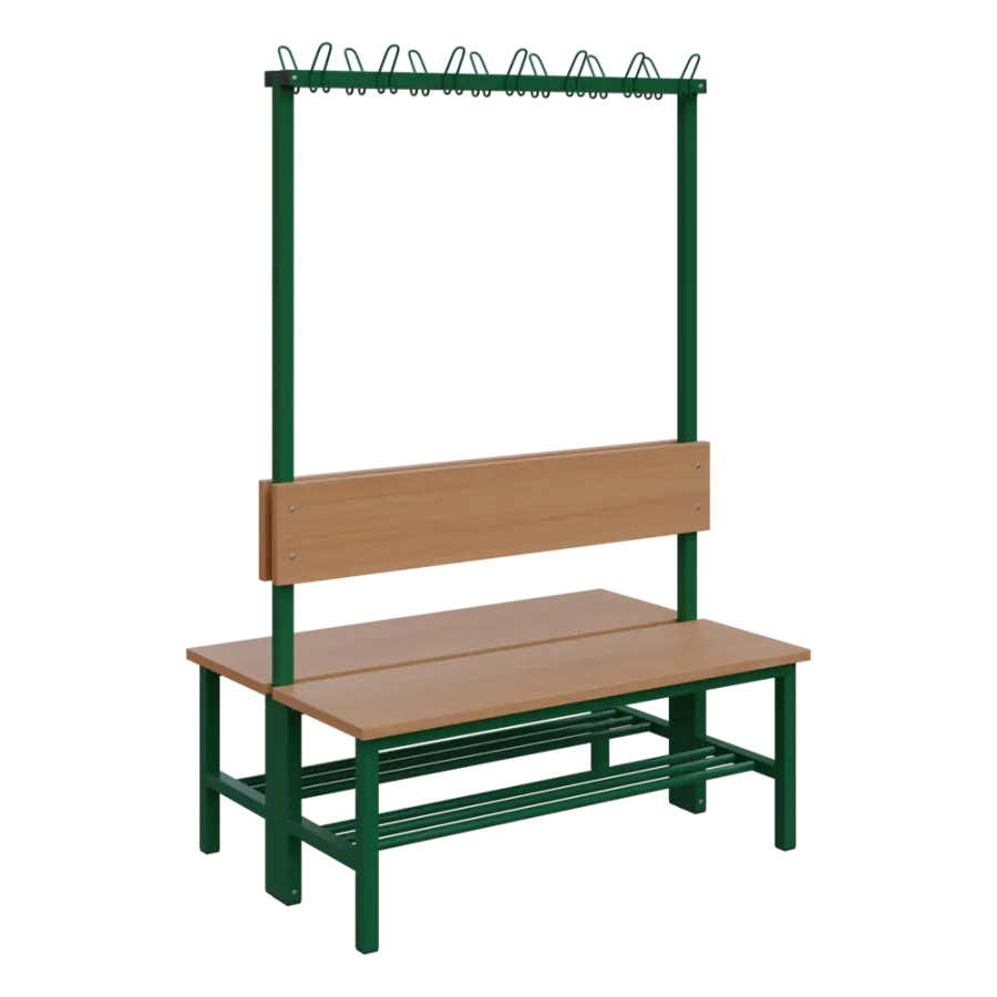 SVO - 120 stěna oboustranná věšáková RAL 6029 - zelená